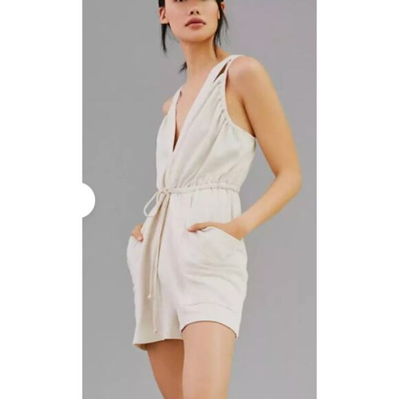 Daily Practice by Anthropologie The Playa Del Amore Romper Women Size XL - Picture 1 of 11